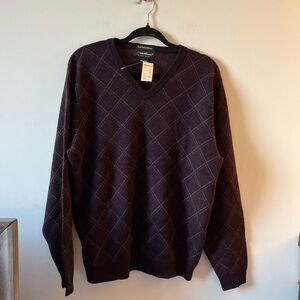 Eddie Bauer Merino Wool V-neck Sweater